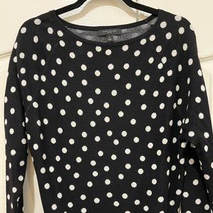 Black and white sweater